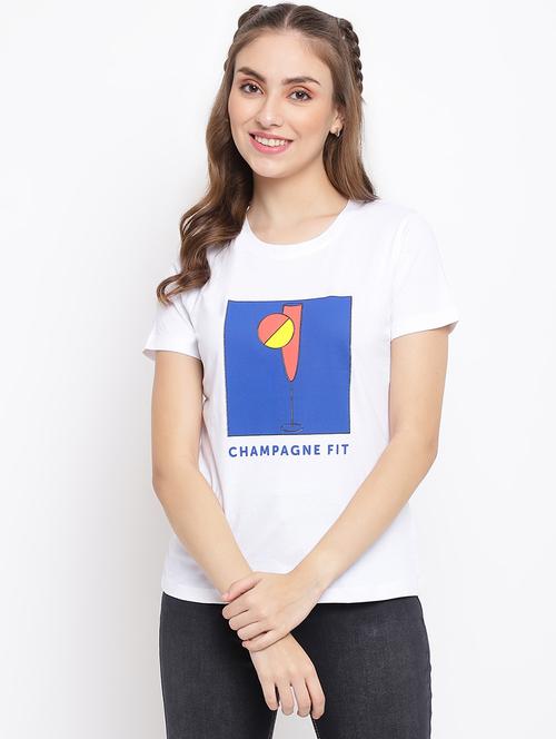 round neck graphic tee - 18419953 - Very Small Image - 1