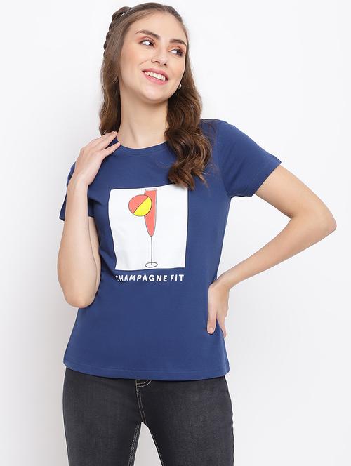 round neck graphic tee - 18419955 - Very Small Image - 1