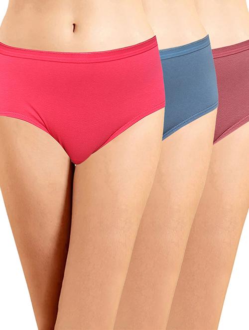 pack of 3 solid hipster panty - 18420156 - Very Small Image - 1