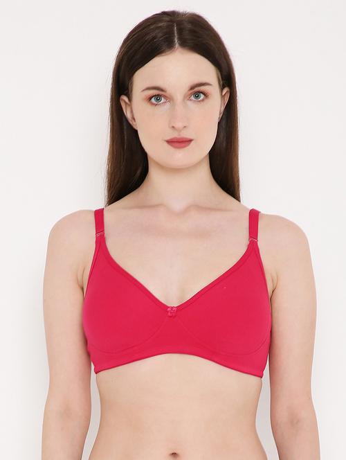 red solid regular bra - 18420322 - Very Small Image - 1