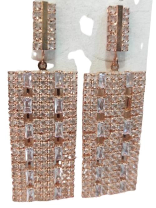 earrings with mangtika - 18420882 - Very Small Image - 1