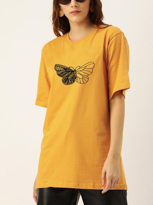 yellow cotton tshirt - 18421939 - Very Small Image - 1