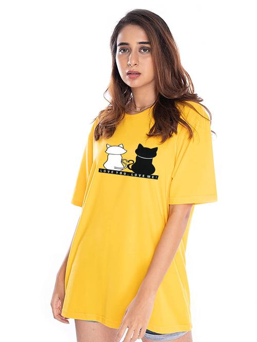 yellow cotton tshirt - 18421946 - Very Small Image - 1