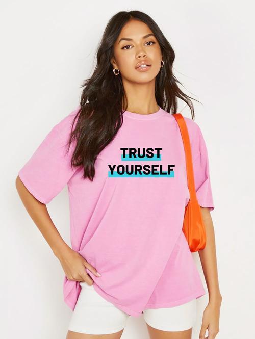 women's cotton casual boyfriend tee - 18421950 - Very Small Image - 1