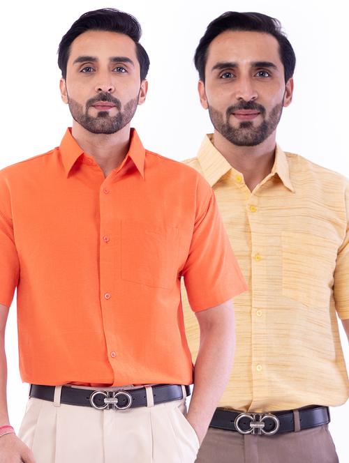 mens printed formal shirt - 18422822 - Very Small Image - 1