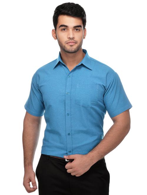 mens solids formal shirt - 18423275 - Very Small Image - 1