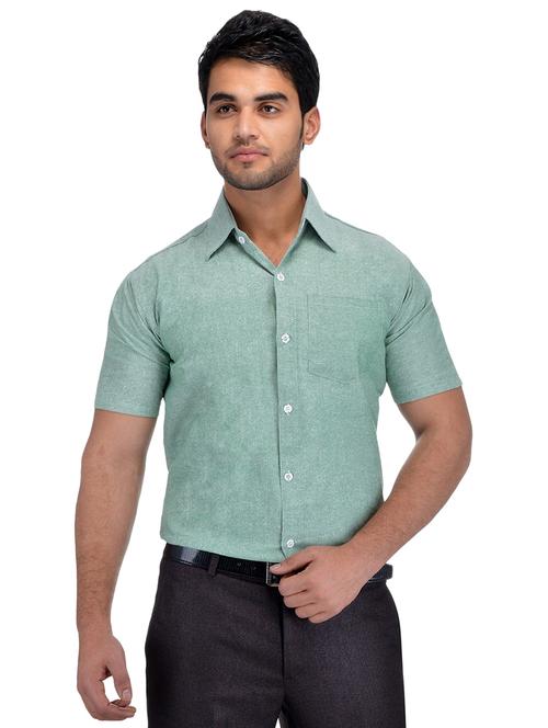 mens solids formal shirt - 18423276 - Very Small Image - 1
