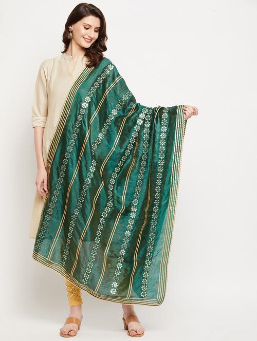 mirror embroidered dupatta - 18423831 - Very Small Image - 1
