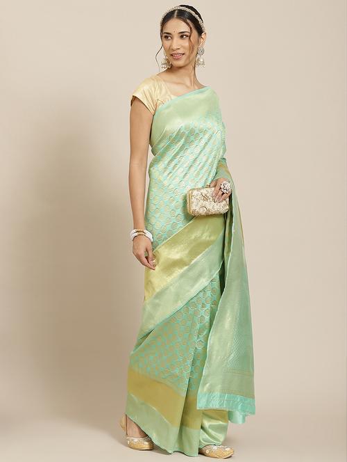 jacquard work woven saree - 18423940 - Very Small Image - 1