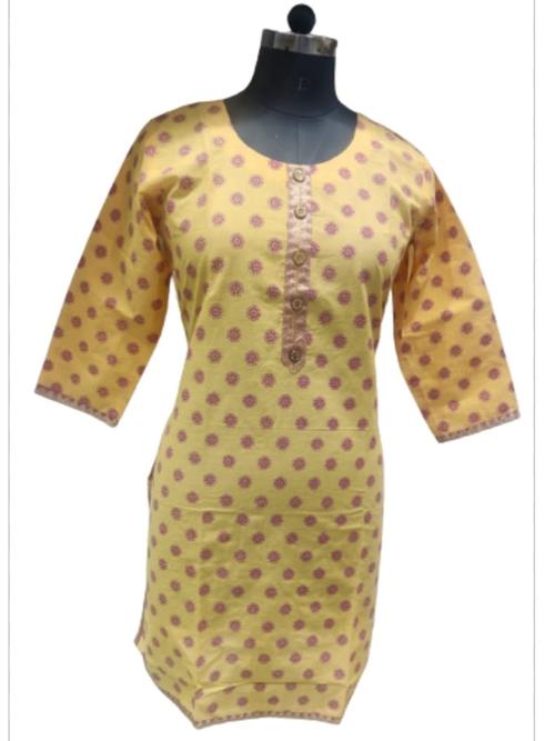 cotton printed women kurti - 18424075 - Very Small Image - 1