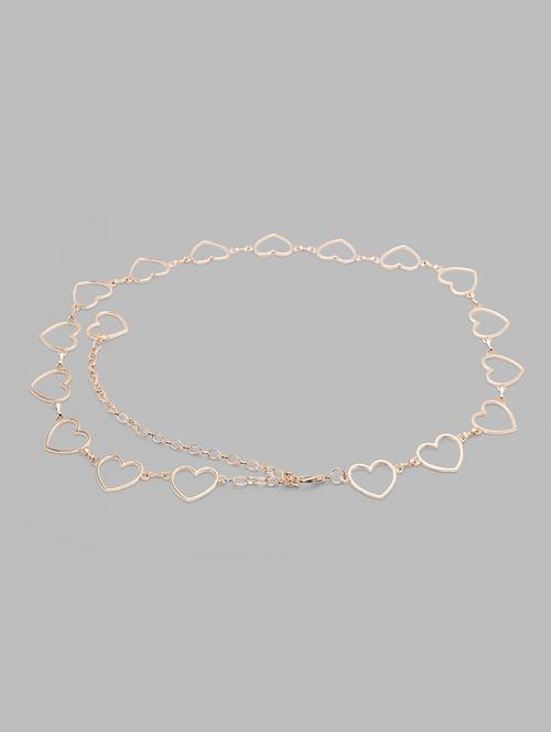 rose gold slim belt - 18424281 - Very Small Image - 1