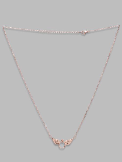 rose gold plated necklace - 18424356 - Very Small Image - 1