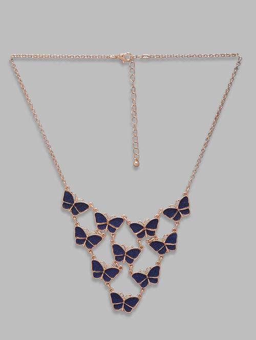 gold metal chain necklace - 18424389 - Very Small Image - 1