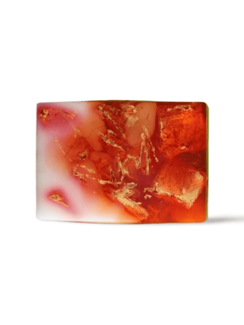 orange gemstone soap ing- real gold - 18424991 - Very Small Image - 1