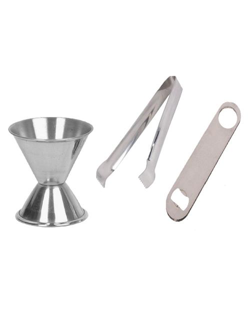 dynore 3 - piece bar set (stainless steel) - 18425220 - Very Small Image - 1