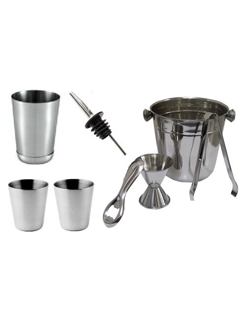 dynore 8 - piece bar set (stainless steel) - 18425347 - Very Small Image - 1