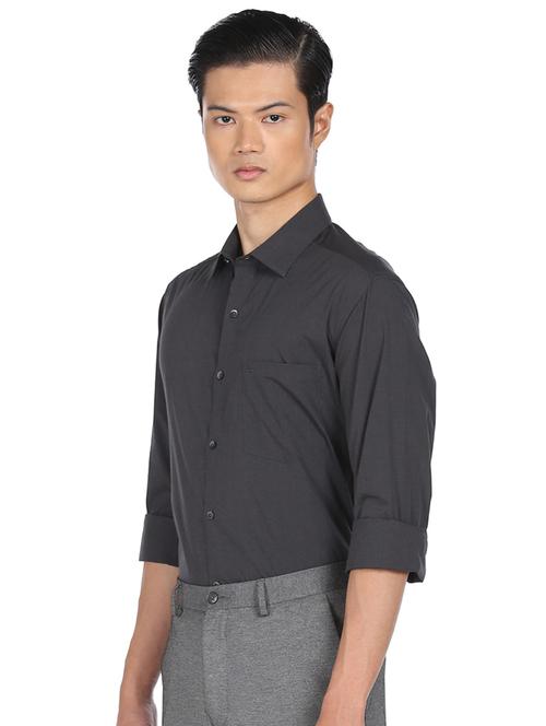 mens solids formal shirt - 18426492 - Very Small Image - 1