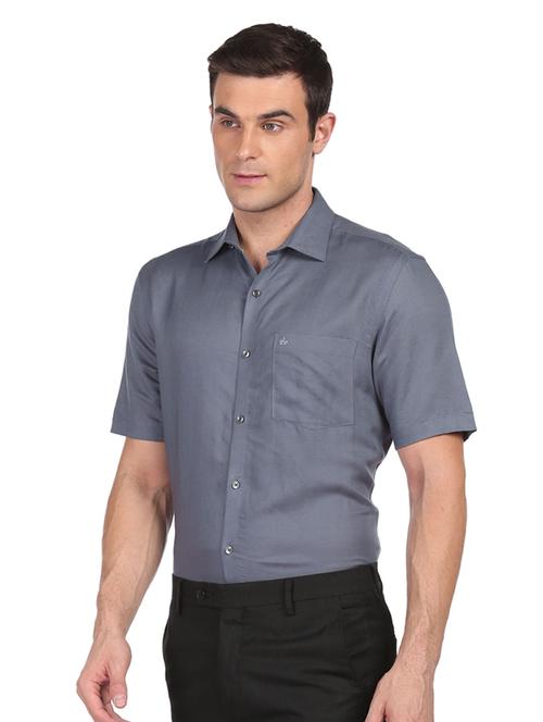 mens solids formal shirt - 18426522 - Very Small Image - 1