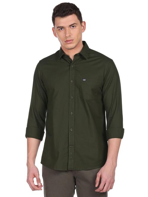 mens solid casual shirt - 18426789 - Very Small Image - 1