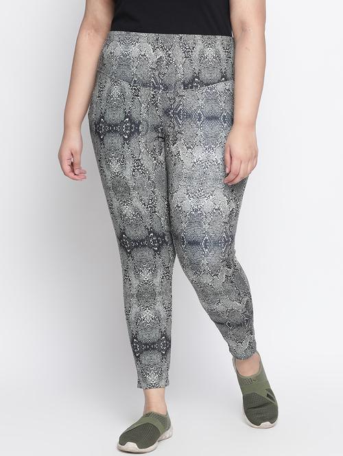 high rise printed jegging - 18426895 - Very Small Image - 1