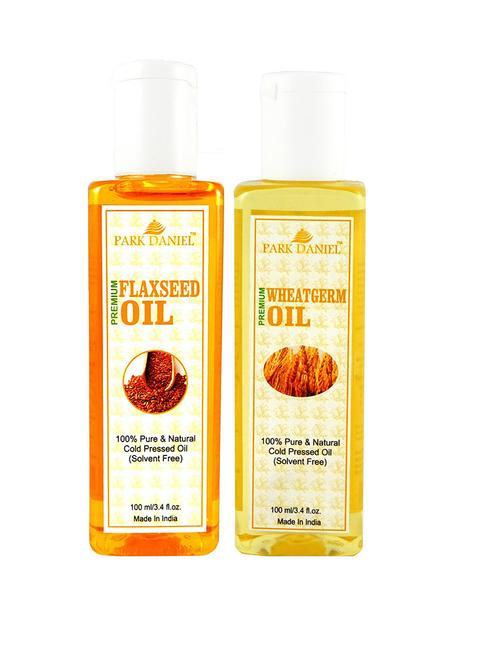 park daniel flaxseed oil & wheatgerm oil 2 bottles 100 ml (200ml) - 18428074 - Very Small Image - 1