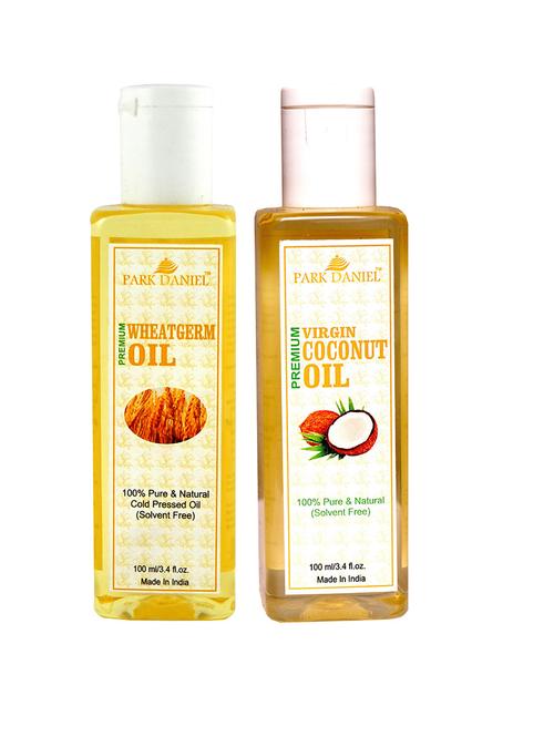 park daniel wheatgerm oil & coconut oil- 2 bottles 100 ml(200 ml) - 18428079 - Very Small Image - 1