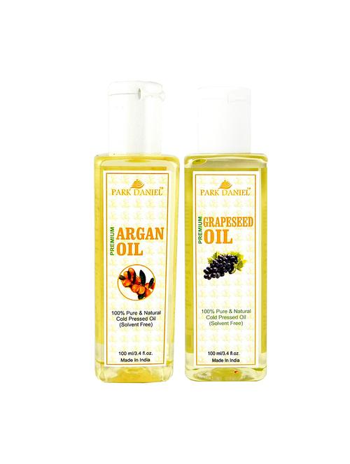 park daniel argan oil & grapeseed oil- 2 bottles 100 ml (200ml) - 18428181 - Very Small Image - 1