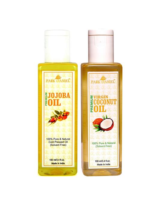park daniel jojoba oil & coconut oil- 2 bottles 100 ml(200 ml) - 18428242 - Very Small Image - 1