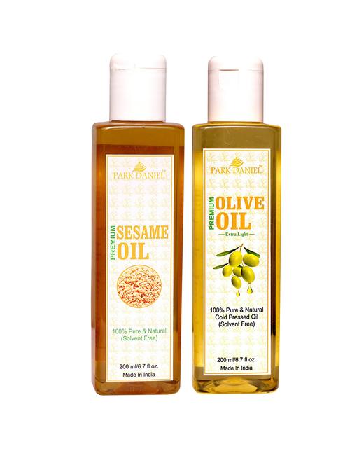 park daniel sesame oil & olive oil& - 2 bottles 200 ml(400 ml) - 18428289 - Very Small Image - 1