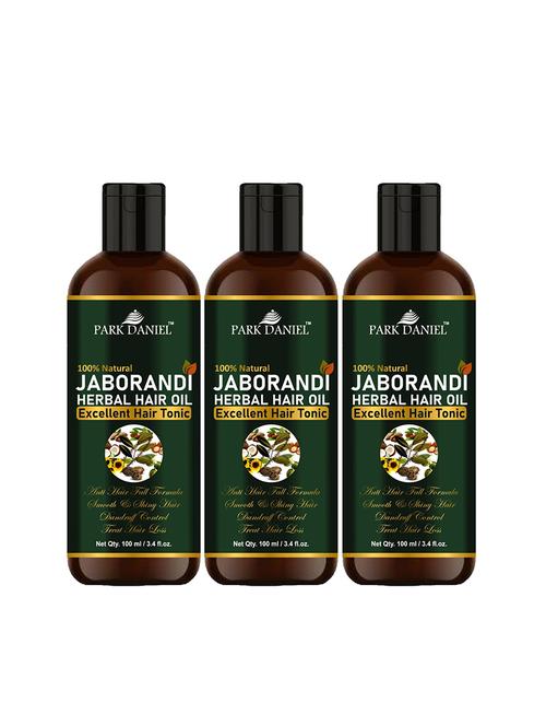 park daniel jaborandi herbal hair growth oil -3 bottle(300 ml) - 18428305 - Very Small Image - 1