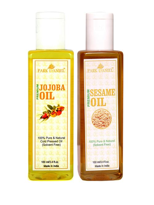 park daniel jojoba oil & sesame oil- 2 bottles 100 ml(200 ml) - 18428319 - Very Small Image - 1
