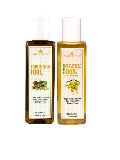 park daniel moringa oil & olive oil- 2 bottles 100 ml (200ml) - 18428326 - Very Small Image - 1