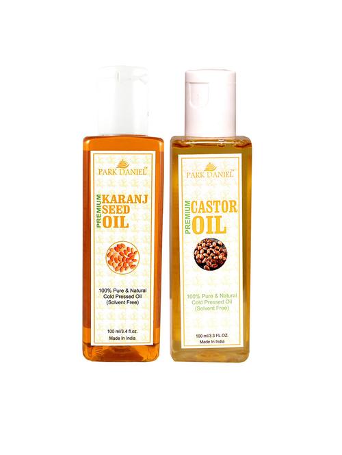 park daniel karanj oil & castor oil- 2 bottles 100 ml (200ml) - 18428331 - Very Small Image - 1