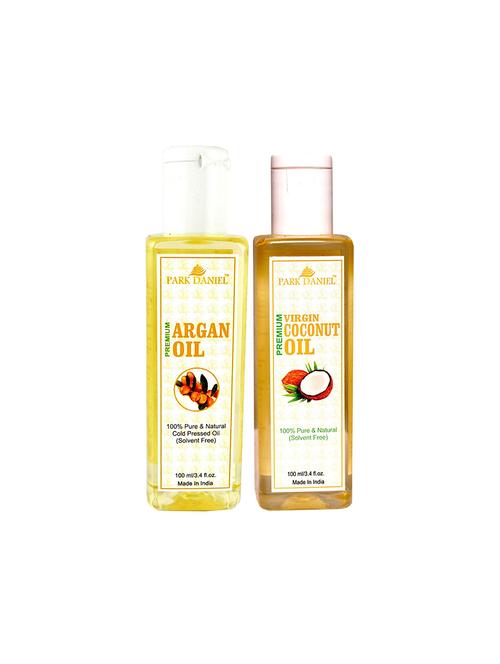 park daniel argan oil & coconut oil- 2 bottles 100 ml (200ml) - 18428335 - Very Small Image - 1