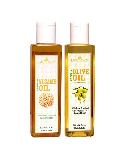 park daniel sesame oil & olive oil- 2 bottles 200 ml(400 ml) - 18428372 - Very Small Image - 1