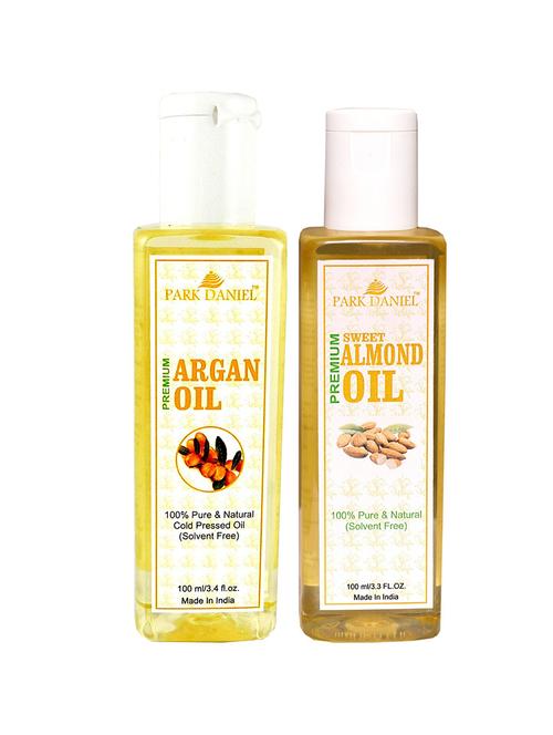 park daniel argan oil & almond oil- 2 bottles 100 ml (200ml) - 18428375 - Very Small Image - 1