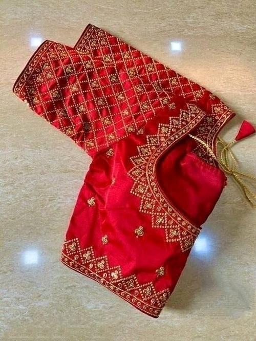 embroidered designer blouse - 18429430 - Very Small Image - 1