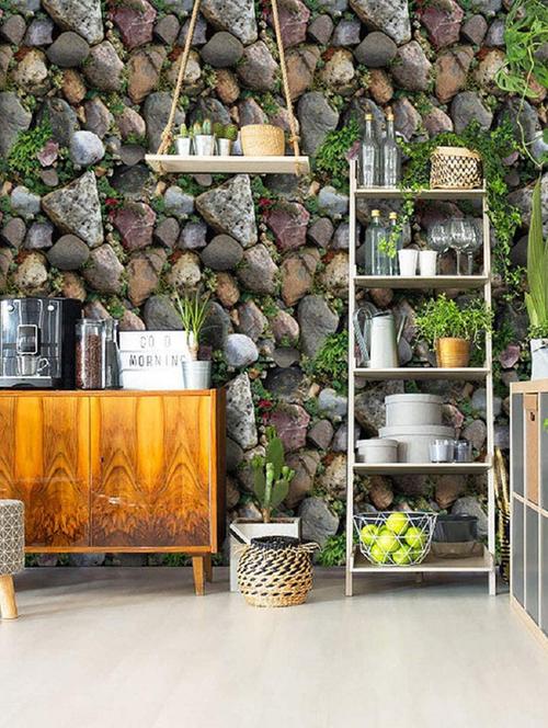 sky walls self adhesive wall decor | 3d printed | home decor | water resistant | heat resistant (40cm x 300cm) - 18429437 - Very Small Image - 1