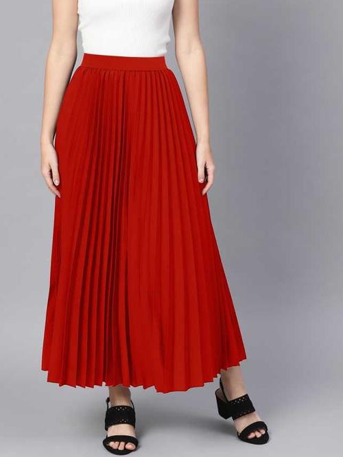 japan satin good quality skirt - 18429566 - Very Small Image - 1