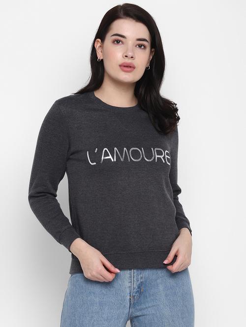 crew neck graphic sweatshirt - 18429662 - Very Small Image - 1