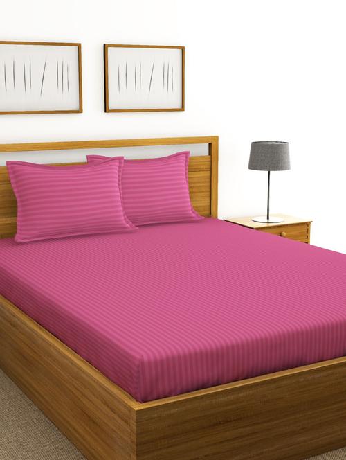 pink cotton bedsheet - 18430049 - Very Small Image - 1