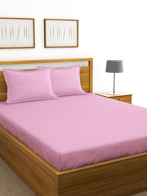 pink cotton bedsheet - 18430050 - Very Small Image - 1