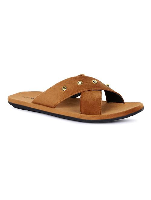 tan slip on sandal - 18430210 - Very Small Image - 1