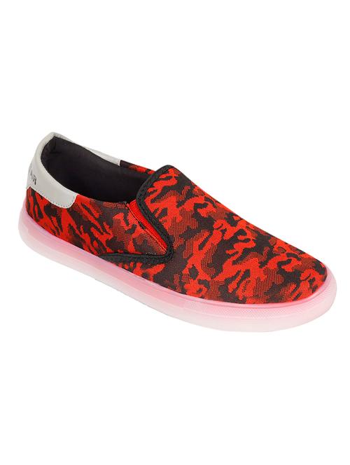 red slip on shoe - 18430293 - Very Small Image - 1