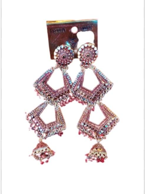 party wear earring - 18430314 - Very Small Image - 1