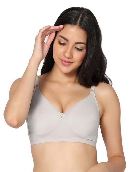 grey solid t-shirt bra - 18430535 - Very Small Image - 1