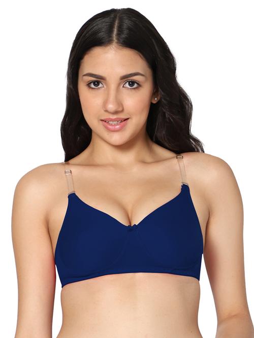 navy blue heavily padded t-shirt bra - 18430632 - Very Small Image - 1