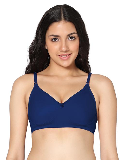 navy blue non padded t-shirt bra - 18430638 - Very Small Image - 1
