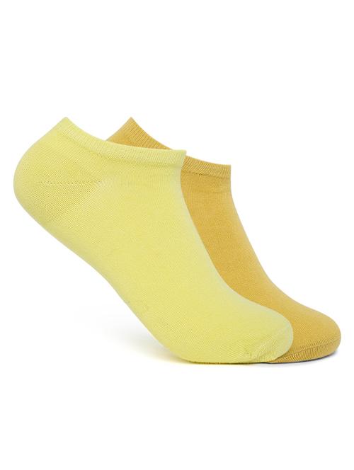 pack of 2 solid ankle length socks - 18431096 - Very Small Image - 1