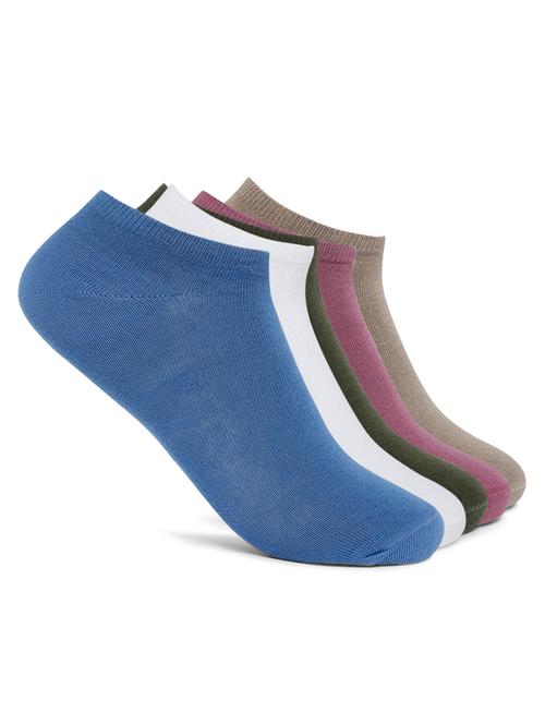 pack of 5 solid ankle length socks - 18431103 - Very Small Image - 1